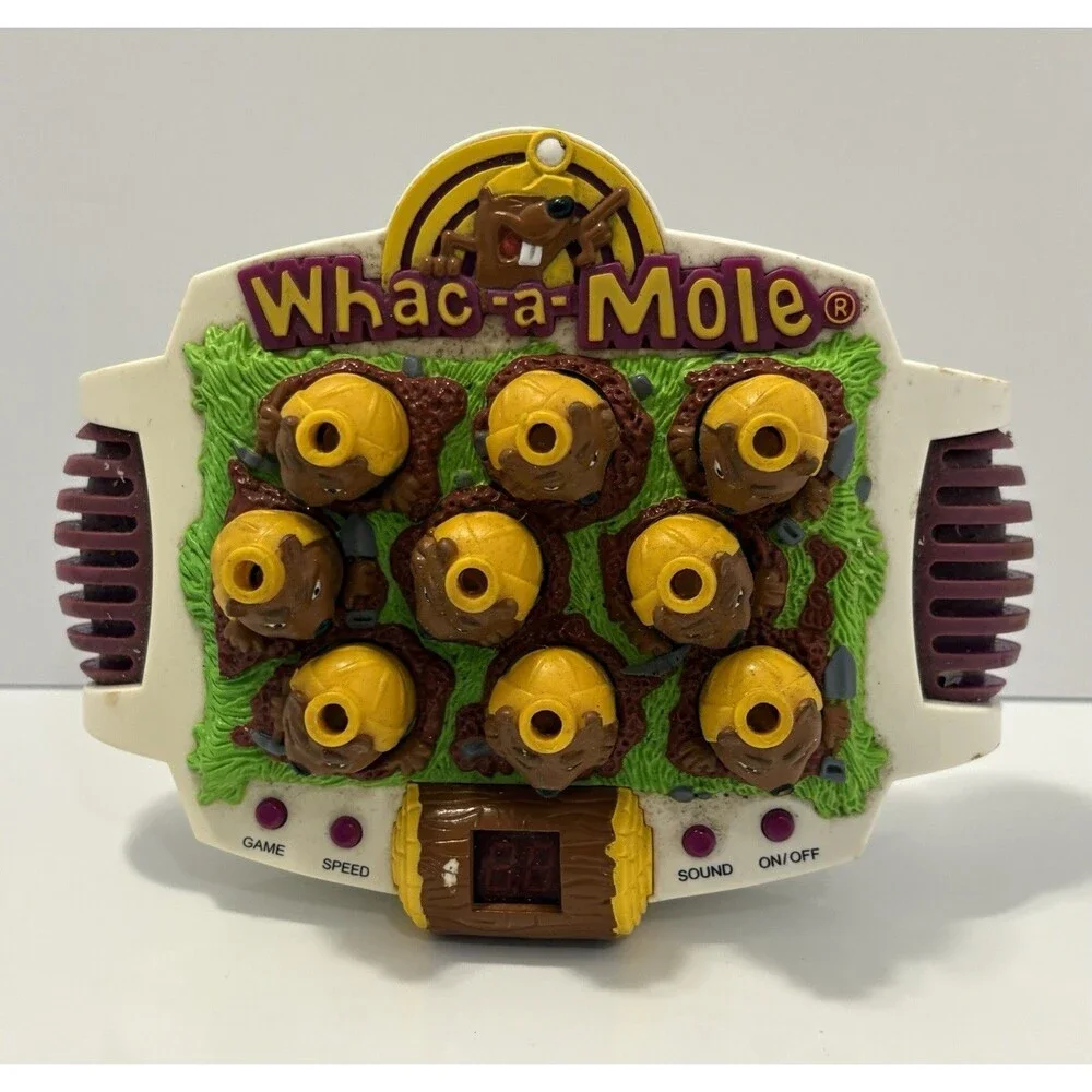 Vintage 1999 Whac-a-Mole Electronic Handheld Game Untested / As Is